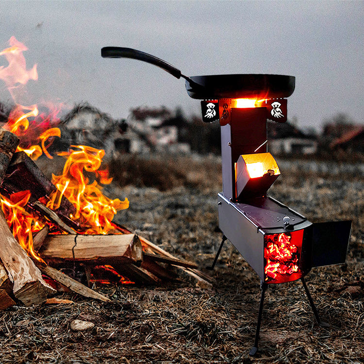 Kempingas Rocket Stove