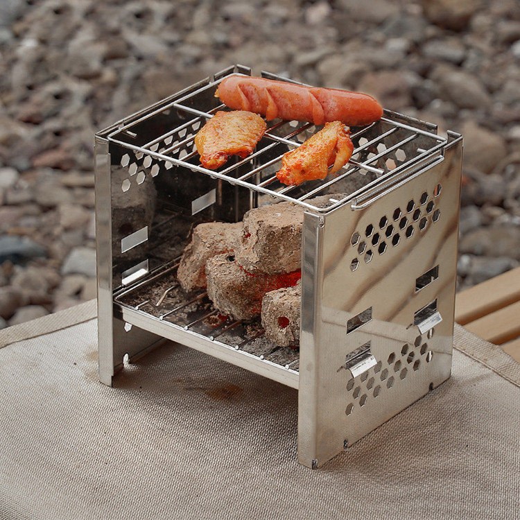 Stovyklavietės BBQ krosnelės degiklis