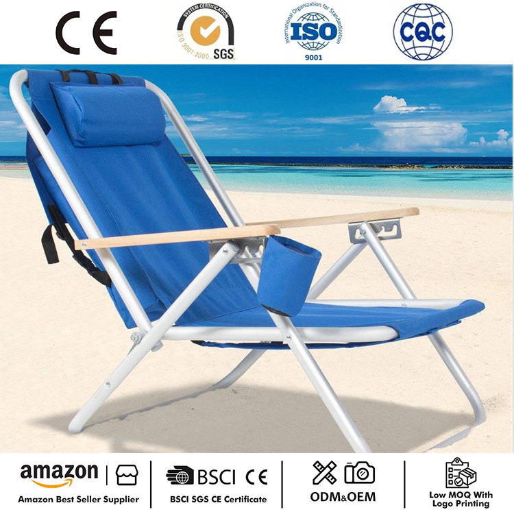 Sulankstoma kuprinė Atlošiama paplūdimio kėdė