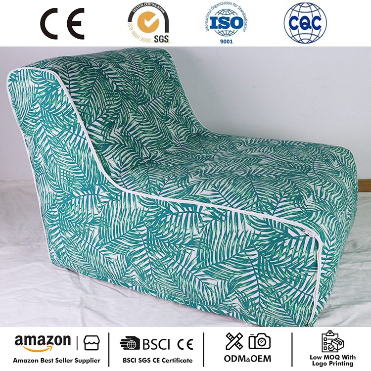 Lauko pripučiama sofa pagal oro pagalvę
