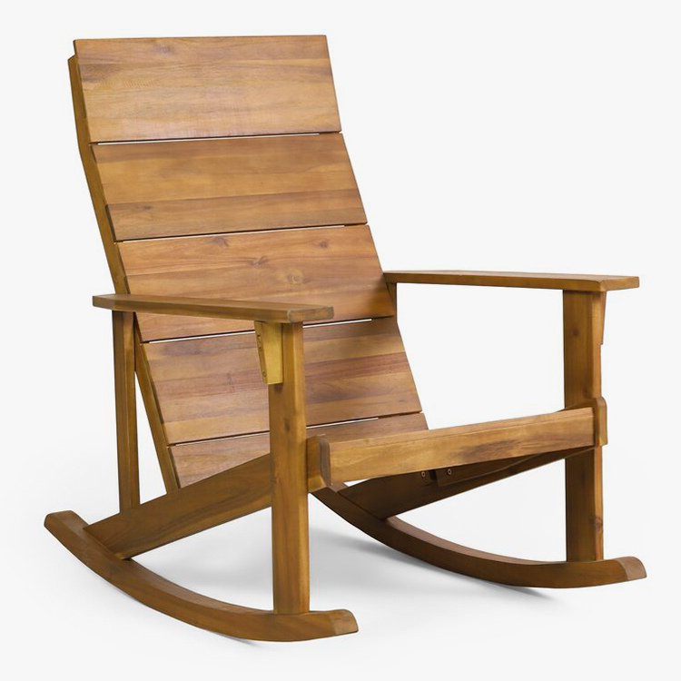 Masyvaus medžio Adirondack supama kėdė